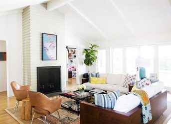 Elegância discreta do estilo americano: Escolhendo um design para um apartamento (sala de estar, quarto, cozinha)