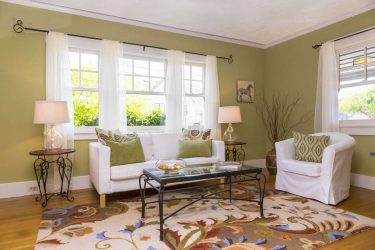 Elegância discreta do estilo americano: Escolhendo um design para um apartamento (sala de estar, quarto, cozinha)