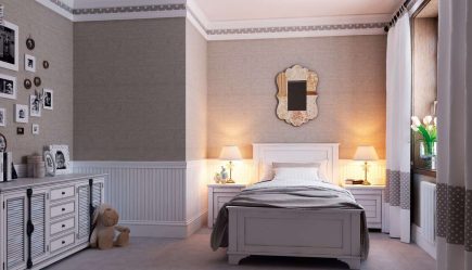 Elegância discreta do estilo americano: Escolhendo um design para um apartamento (sala de estar, quarto, cozinha)
