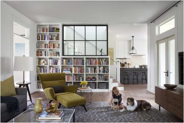 Elegância discreta do estilo americano: Escolhendo um design para um apartamento (sala de estar, quarto, cozinha)