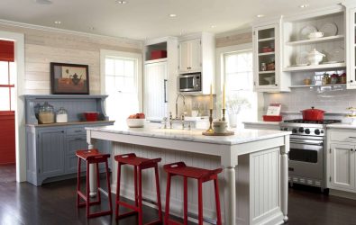 Elegância discreta do estilo americano: Escolhendo um design para um apartamento (sala de estar, quarto, cozinha)
