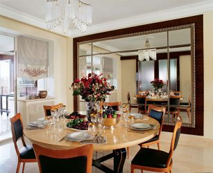 Elegância discreta do estilo americano: Escolhendo um design para um apartamento (sala de estar, quarto, cozinha)