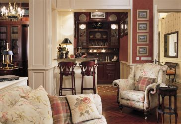 Principais toques do interior do apartamento no estilo Inglês: Adaptar para si mesmo (sala de estar, quarto, cozinha, banheiro)
