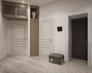 Entresol: 155+ Fotos em interiores modernos de apartamentos. Escolhendo opções para o corredor, cozinha, acima da porta