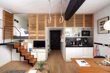 Entresol: 155+ Fotos em interiores modernos de apartamentos. Escolhendo opções para o corredor, cozinha, acima da porta