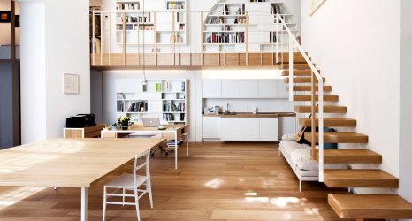 Entresol: 155+ Fotos em interiores modernos de apartamentos. Escolhendo opções para o corredor, cozinha, acima da porta