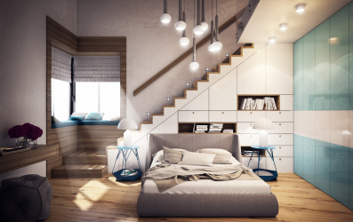 Entresol: 155+ Fotos em interiores modernos de apartamentos. Escolhendo opções para o corredor, cozinha, acima da porta