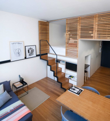 Entresol: 155+ Fotos em interiores modernos de apartamentos. Escolhendo opções para o corredor, cozinha, acima da porta