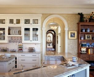 Arco para a cozinha em vez da porta: 115+ (Foto) Design entre salas