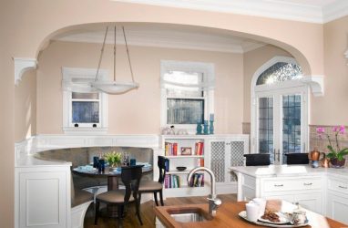 Arco para a cozinha em vez da porta: 115+ (Foto) Design entre salas