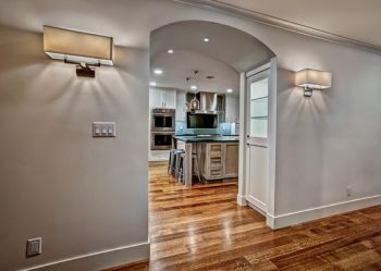 Arco para a cozinha em vez da porta: 115+ (Foto) Design entre salas