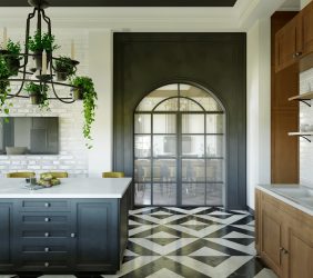 Arco para a cozinha em vez da porta: 115+ (Foto) Design entre salas
