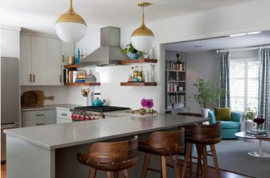 Arco para a cozinha em vez da porta: 115+ (Foto) Design entre salas