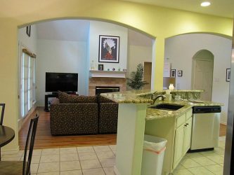 Arco para a cozinha em vez da porta: 115+ (Foto) Design entre salas