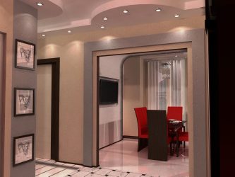 Arco para a cozinha em vez da porta: 115+ (Foto) Design entre salas