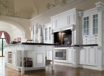 Arco para a cozinha em vez da porta: 115+ (Foto) Design entre salas