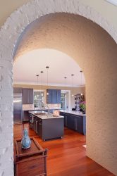 Arco para a cozinha em vez da porta: 115+ (Foto) Design entre salas