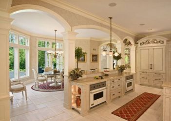 Arco para a cozinha em vez da porta: 115+ (Foto) Design entre salas