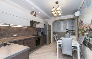 Arco para a cozinha em vez da porta: 115+ (Foto) Design entre salas