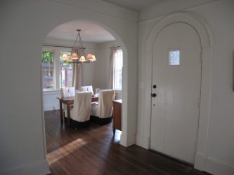 Arco para a cozinha em vez da porta: 115+ (Foto) Design entre salas