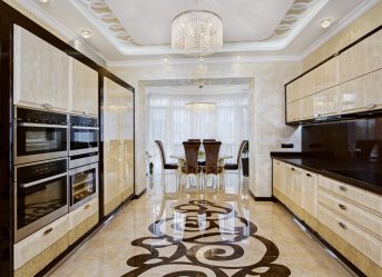 Arco para a cozinha em vez da porta: 115+ (Foto) Design entre salas