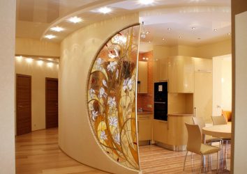 Arco para a cozinha em vez da porta: 115+ (Foto) Design entre salas