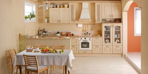 Arco para a cozinha em vez da porta: 115+ (Foto) Design entre salas