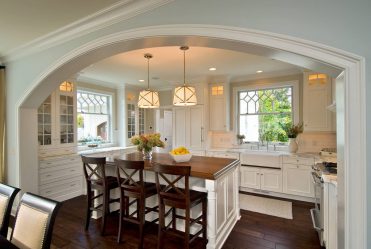 Arco para a cozinha em vez da porta: 115+ (Foto) Design entre salas