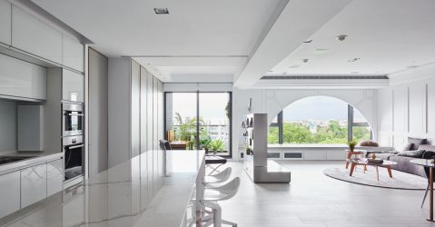 Arco para a cozinha em vez da porta: 115+ (Foto) Design entre salas