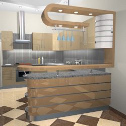 Arco para a cozinha em vez da porta: 115+ (Foto) Design entre salas