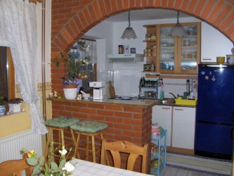 Arco para a cozinha em vez da porta: 115+ (Foto) Design entre salas