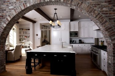 Arco para a cozinha em vez da porta: 115+ (Foto) Design entre salas