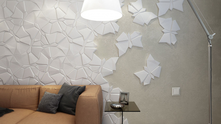 Lindas borboletas na parede faça você mesmo: 140+ (Foto) decorações no interior (papel, volumétrico, adesivos)