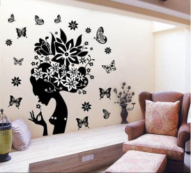 Lindas borboletas na parede faça você mesmo: 140+ (Foto) decorações no interior (papel, volumétrico, adesivos)