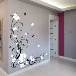 Lindas borboletas na parede faça você mesmo: 140+ (Foto) decorações no interior (papel, volumétrico, adesivos)
