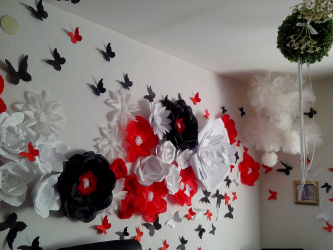 Lindas borboletas na parede faça você mesmo: 140+ (Foto) decorações no interior (papel, volumétrico, adesivos)