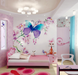 Lindas borboletas na parede faça você mesmo: 140+ (Foto) decorações no interior (papel, volumétrico, adesivos)