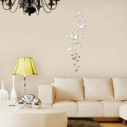 Lindas borboletas na parede faça você mesmo: 140+ (Foto) decorações no interior (papel, volumétrico, adesivos)
