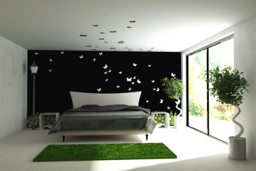 Lindas borboletas na parede faça você mesmo: 140+ (Foto) decorações no interior (papel, volumétrico, adesivos)