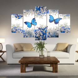 Lindas borboletas na parede faça você mesmo: 140+ (Foto) decorações no interior (papel, volumétrico, adesivos)