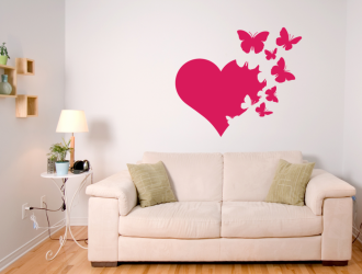Lindas borboletas na parede faça você mesmo: 140+ (Foto) decorações no interior (papel, volumétrico, adesivos)
