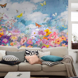 Lindas borboletas na parede faça você mesmo: 140+ (Foto) decorações no interior (papel, volumétrico, adesivos)