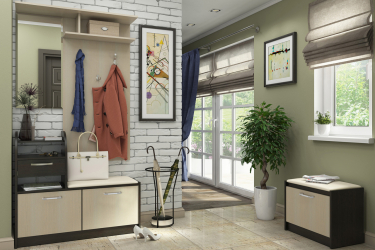 Os tipos mais práticos de banquetas para o corredor: com prateleiras, assento e cabide! 215+ (Photo) Exemplos de design