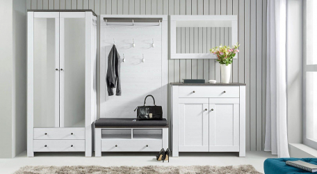 Os tipos mais práticos de banquetas para o corredor: com prateleiras, assento e cabide! 215+ (Photo) Exemplos de design