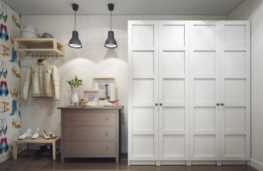 Os tipos mais práticos de banquetas para o corredor: com prateleiras, assento e cabide! 215+ (Photo) Exemplos de design