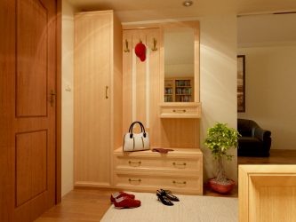Os tipos mais práticos de banquetas para o corredor: com prateleiras, assento e cabide! 215+ (Photo) Exemplos de design