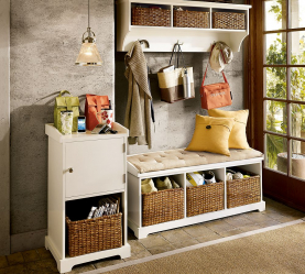 Os tipos mais práticos de banquetas para o corredor: com prateleiras, assento e cabide! 215+ (Photo) Exemplos de design