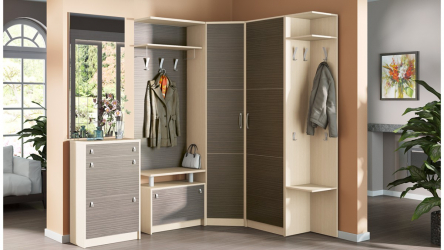 Os tipos mais práticos de banquetas para o corredor: com prateleiras, assento e cabide! 215+ (Photo) Exemplos de design