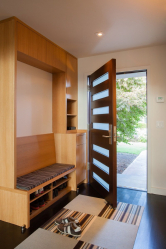 Os tipos mais práticos de banquetas para o corredor: com prateleiras, assento e cabide! 215+ (Photo) Exemplos de design