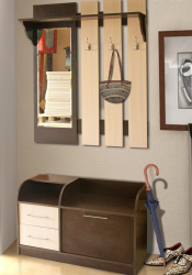 Os tipos mais práticos de banquetas para o corredor: com prateleiras, assento e cabide! 215+ (Photo) Exemplos de design